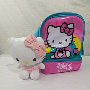 Hello Kitty NWT Lunchbox With Plush Doll